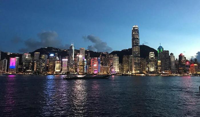 維多利亞港日景