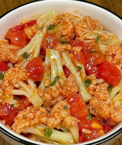 番茄燴花椰菜
